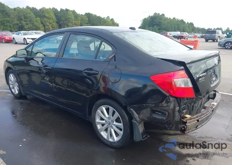 2012 Honda Civic Ex z USA, uszkodzony, nr VIN 19XFB2F88CE302323